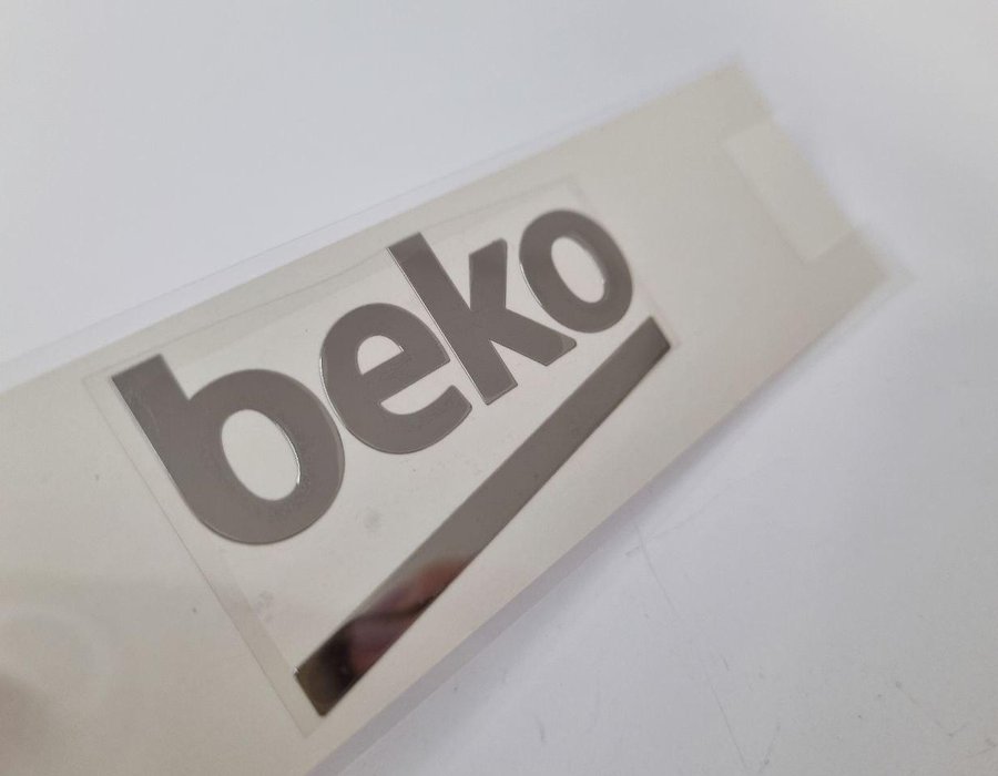 Наклейка-логотип (емблема) бренду Beko 5786590200 (5737560100) — фото 4