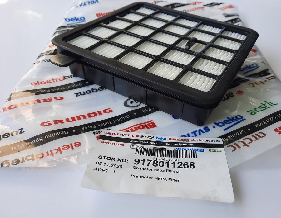 Оригінальний фільтр тонкого очищення HEPA для пилососа Beko VCO42701, VCO42702 9178011268 — фото 2
