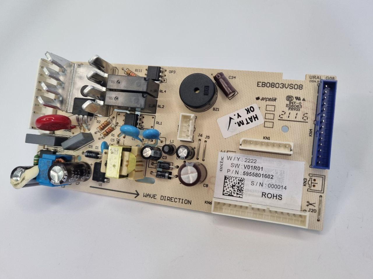 Плата управління 5955801602 (5955801601) холодильника Beko — фото 2