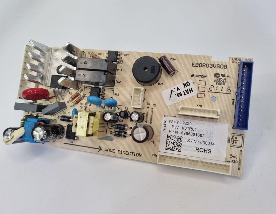 Плата управління 5955801602 (5955801601) холодильника Beko — фото 2