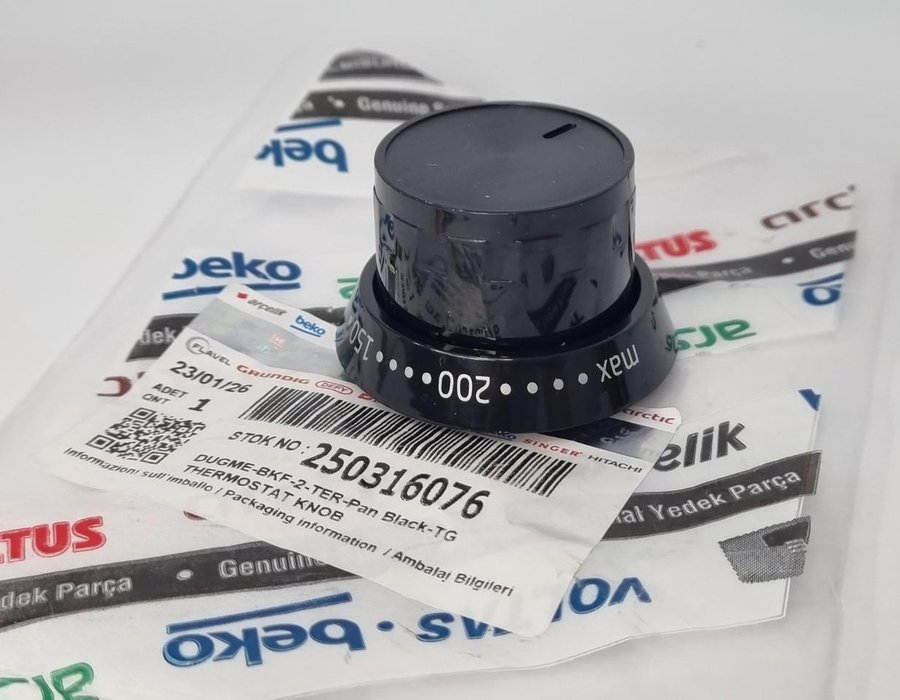 250316076 Ручка регулювання температури духовки Beko FSM, FSS, CUM